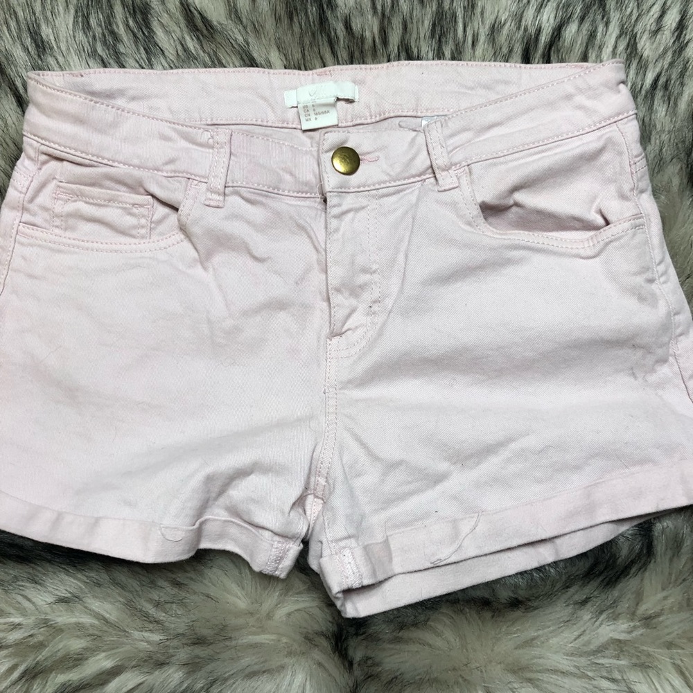 Light pink shorts